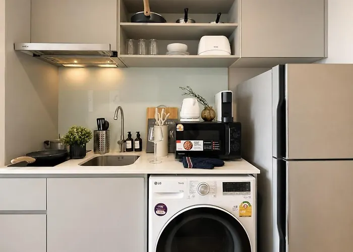 公寓 Contemporary Stylish 1br - Ultra Fast Wifi - Silom *