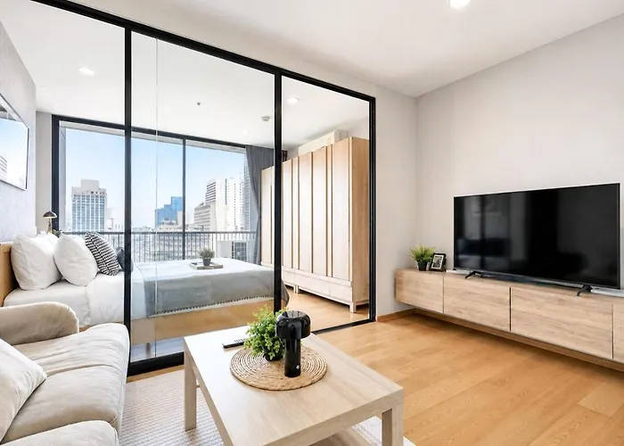 Apartment Contemporary Stylish 1br - Ultra Fast Wifi - Silom Bangkok