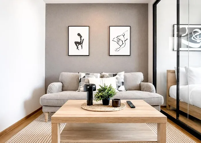 Contemporary Stylish 1br - Ultra Fast Wifi - Silom * 曼谷