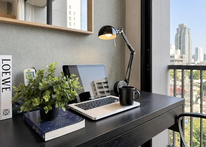 Contemporary Stylish 1br - Ultra Fast Wifi - Silom 公寓 曼谷