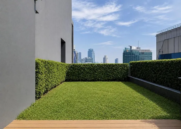 公寓 Contemporary Stylish 1br - Ultra Fast Wifi - Silom 曼谷