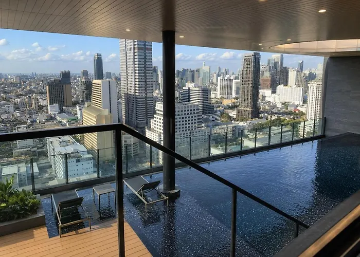 Contemporary Stylish 1br - Ultra Fast Wifi - Silom 公寓 曼谷