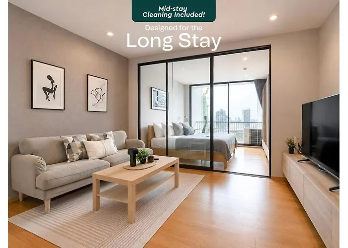 Contemporary Stylish 1br - Ultra Fast Wifi - Silom 公寓 曼谷
